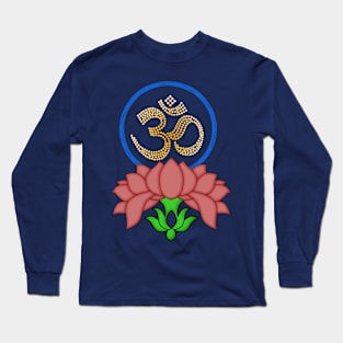 OM: Lotus Flower Long Sleeve T-Shirt